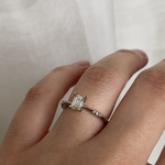 0.5ct Emerald Cut Diamond Ilona Ring - Laurie Fleming Jewellery