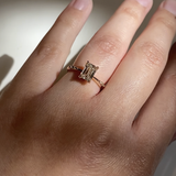 1ct Emerald Cut Diamond Ilona Ring - Laurie Fleming Jewellery