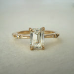 1ct Emerald Cut Diamond Ilona Ring - Laurie Fleming Jewellery
