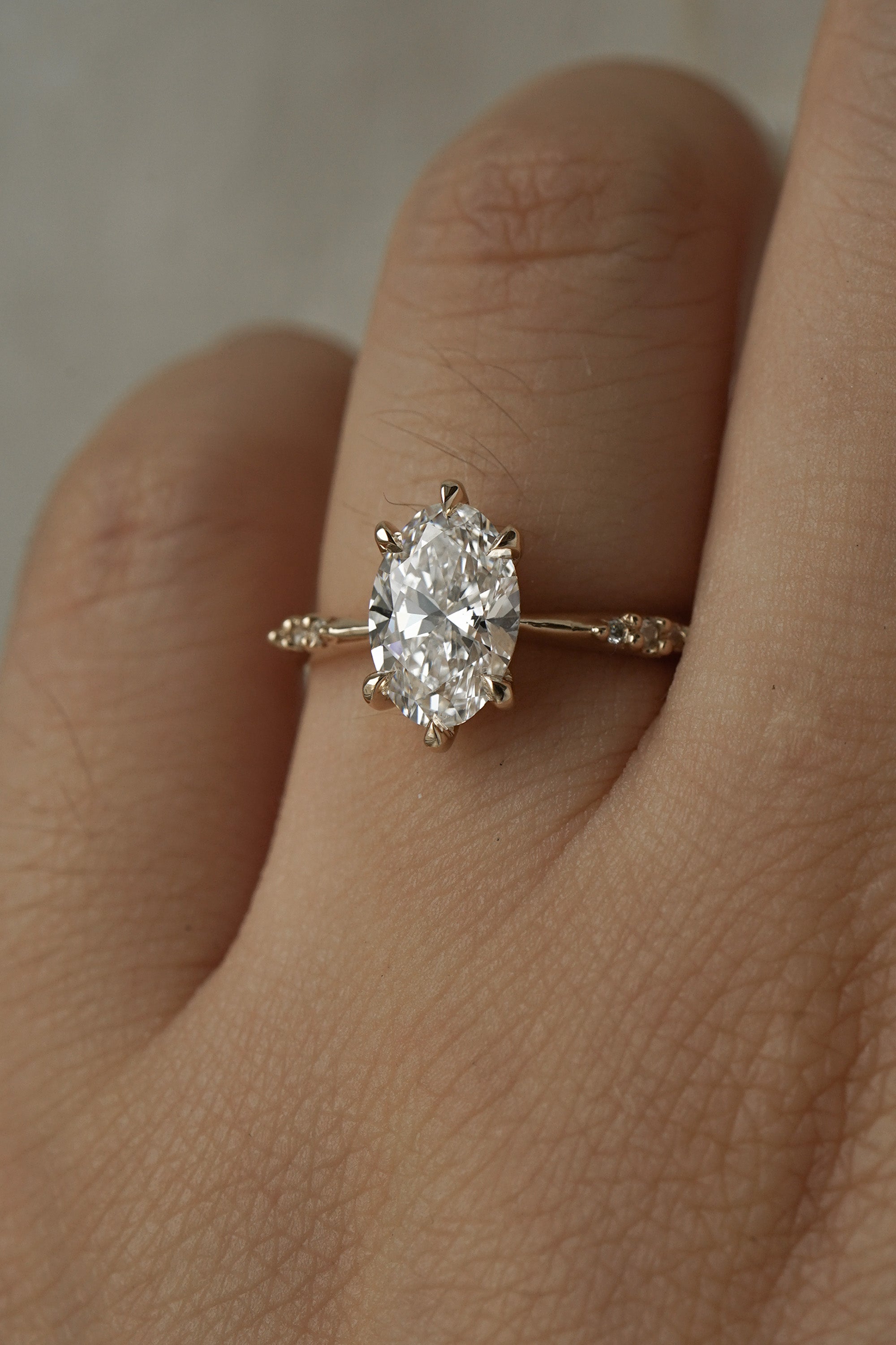 1ct Oval Diamond Ilona Ring - Laurie Fleming Jewellery