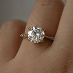 2ct round brilliant cut Diamond Ilona Ring - Laurie Fleming Jewellery