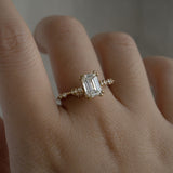 Emerald Cut Diamond Daphne Ring, Supreme