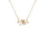 Anaïs Necklace with one diamond - Laurie Fleming Jewellery