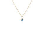 Blue Sapphire Moondew Necklace - Laurie Fleming Jewellery