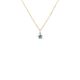 Blue Sapphire Moondew Necklace - Laurie Fleming Jewellery