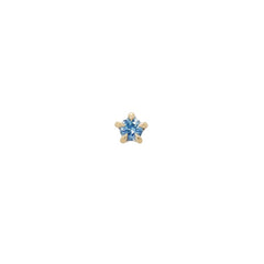 Blue Sapphire Moondew Stud - Laurie Fleming Jewellery
