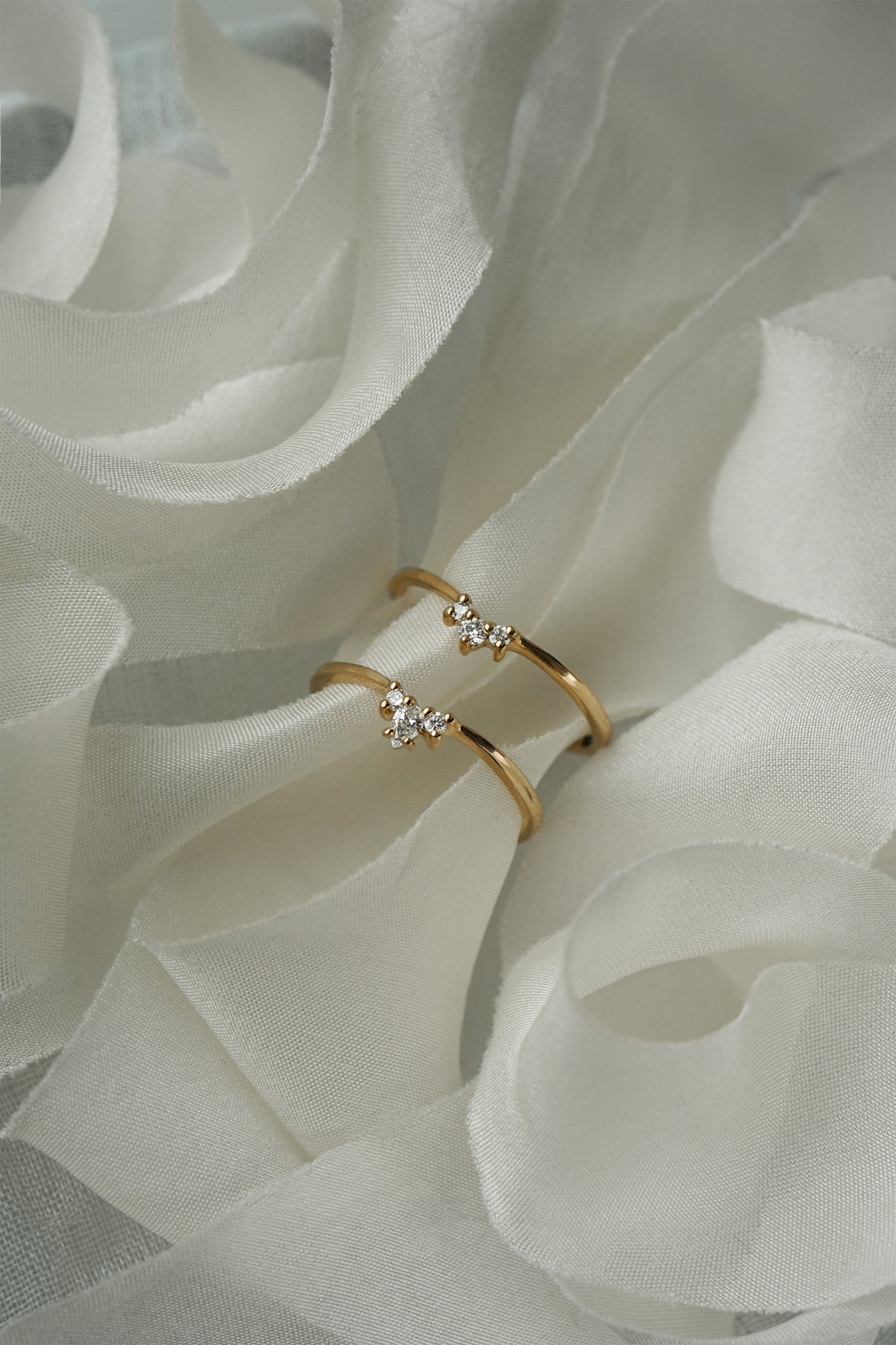 Brilliant Aika Ring, Brilliant Pear Aika Ring - Laurie Fleming Jewellery