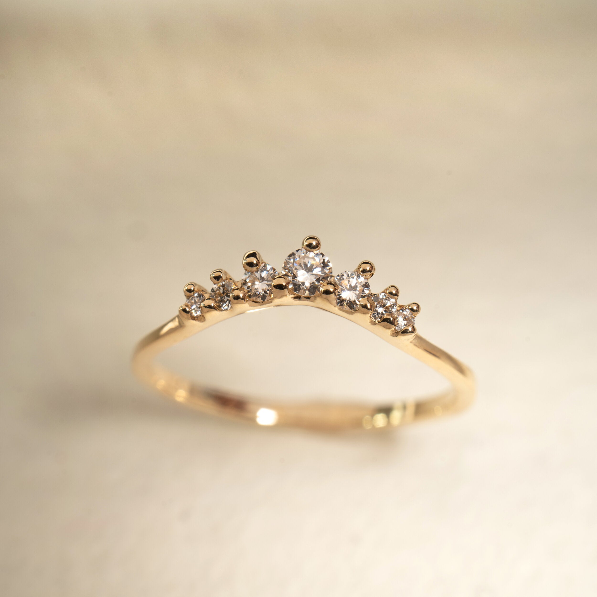 Brilliant Diamond Beacen Ring - Laurie Fleming Jewellery