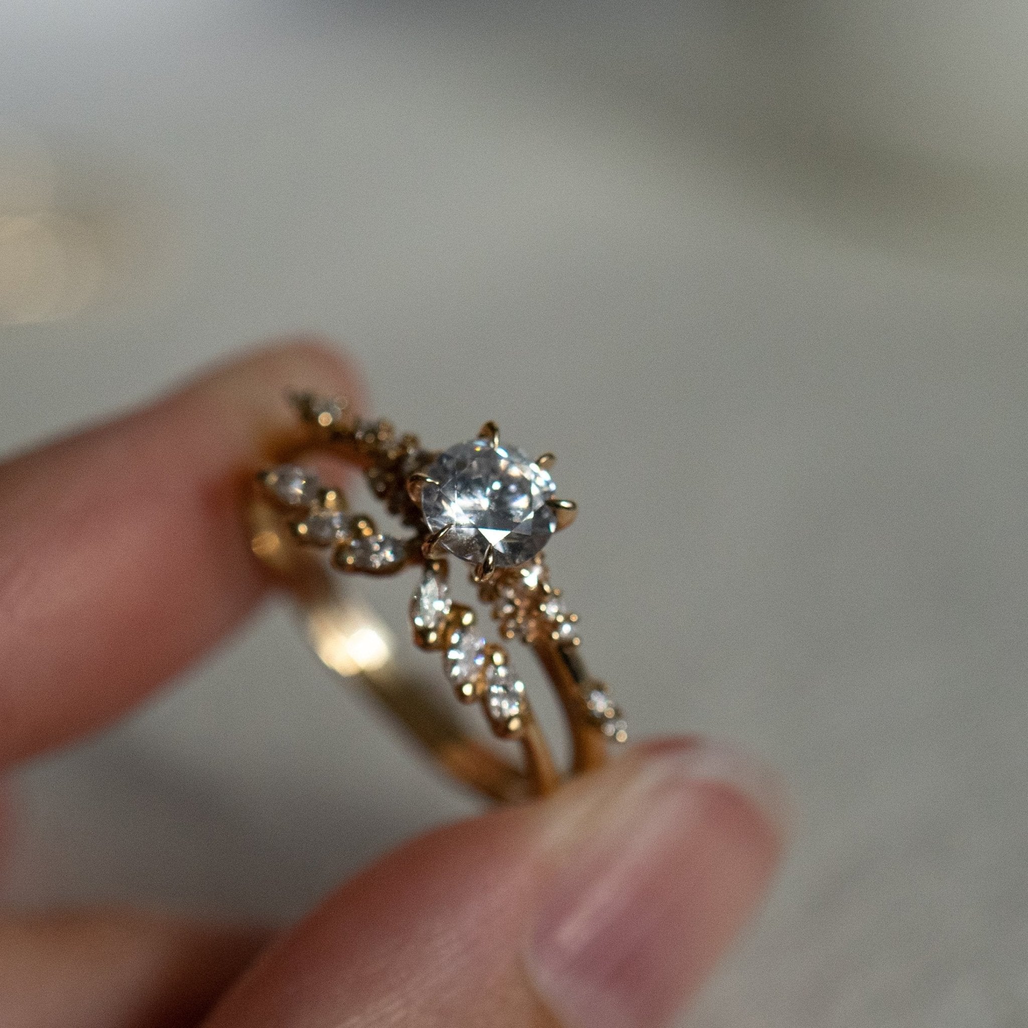 Brilliant Daphne Ring, Diamond Jasmine Ring - Laurie Fleming Jewellery