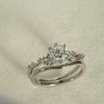 Brilliant Daphne Ring, Undine Band - Laurie Fleming Jewellery