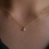 Brilliant Diamond Moondew Necklace | Laurie Fleming Jewellery