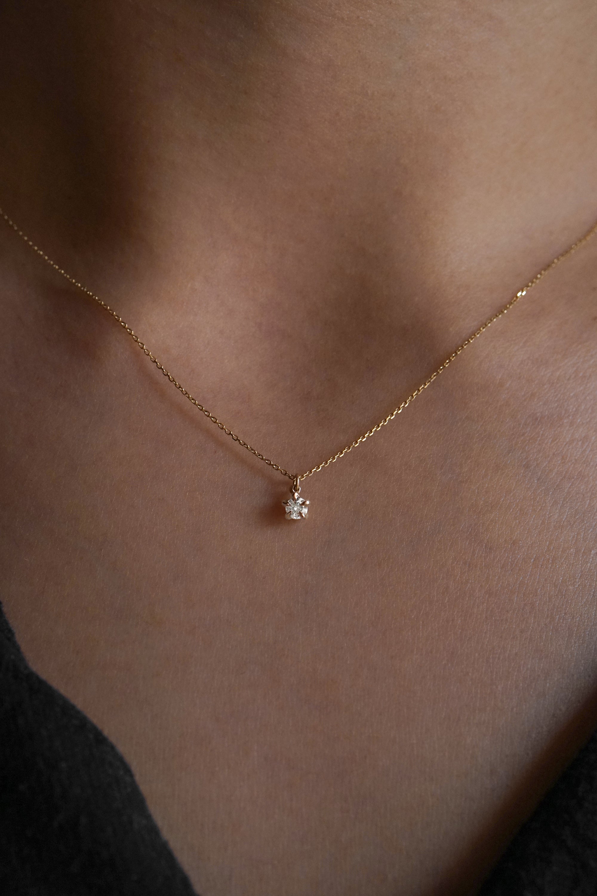 Brilliant Diamond Moondew Necklace | Laurie Fleming Jewellery