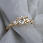 Brilliant Wild Iris Ring - Laurie Fleming Jewellery