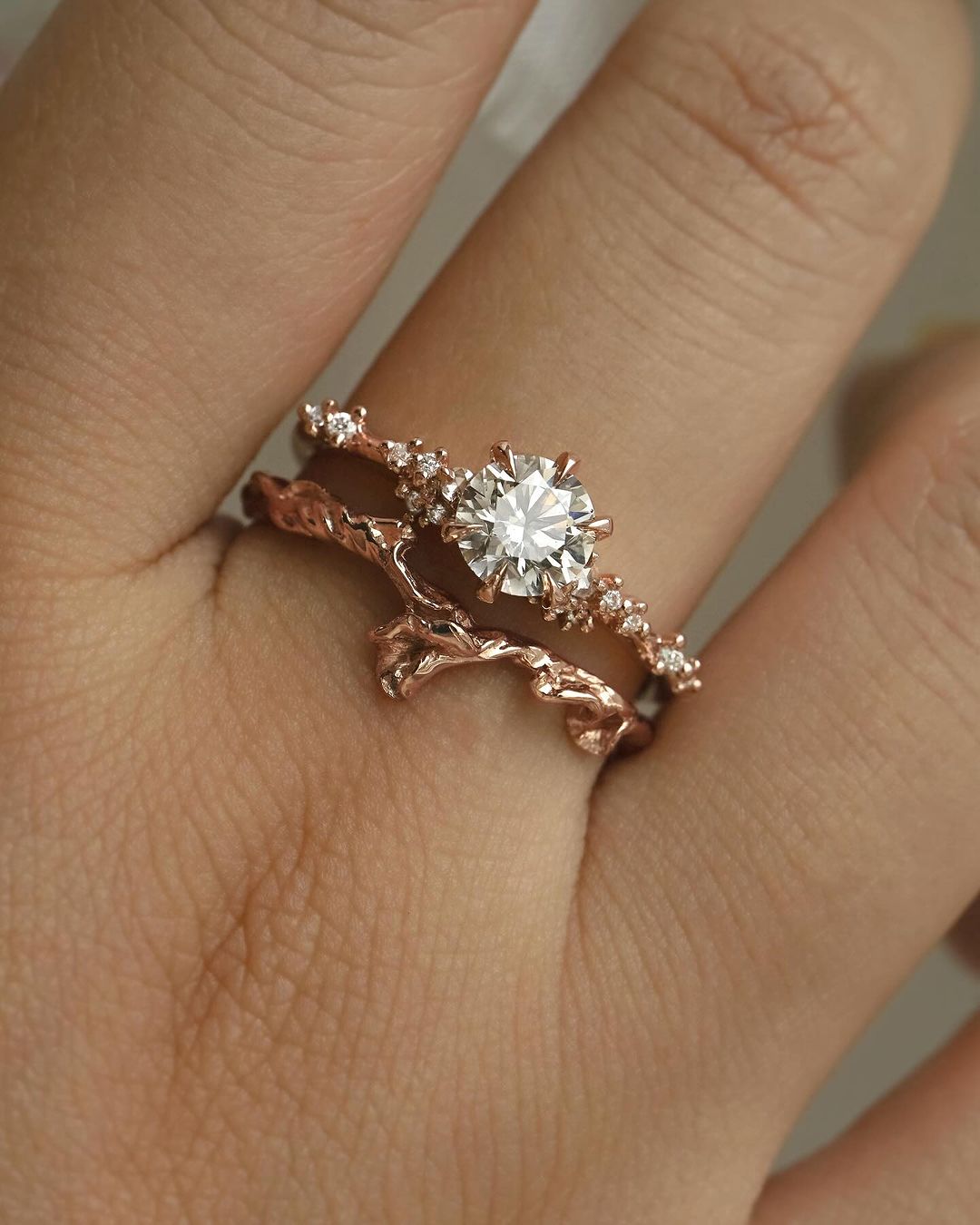 Brilliant Daphne Ring, Evening Fleur Ring - Laurie Fleming Jewellery