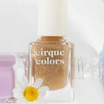 Cirque Colors Lumiere gold holographic shimmer nail polish - Laurie Fleming Jewellery