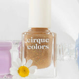 Cirque Colors Lumiere gold holographic shimmer nail polish - Laurie Fleming Jewellery