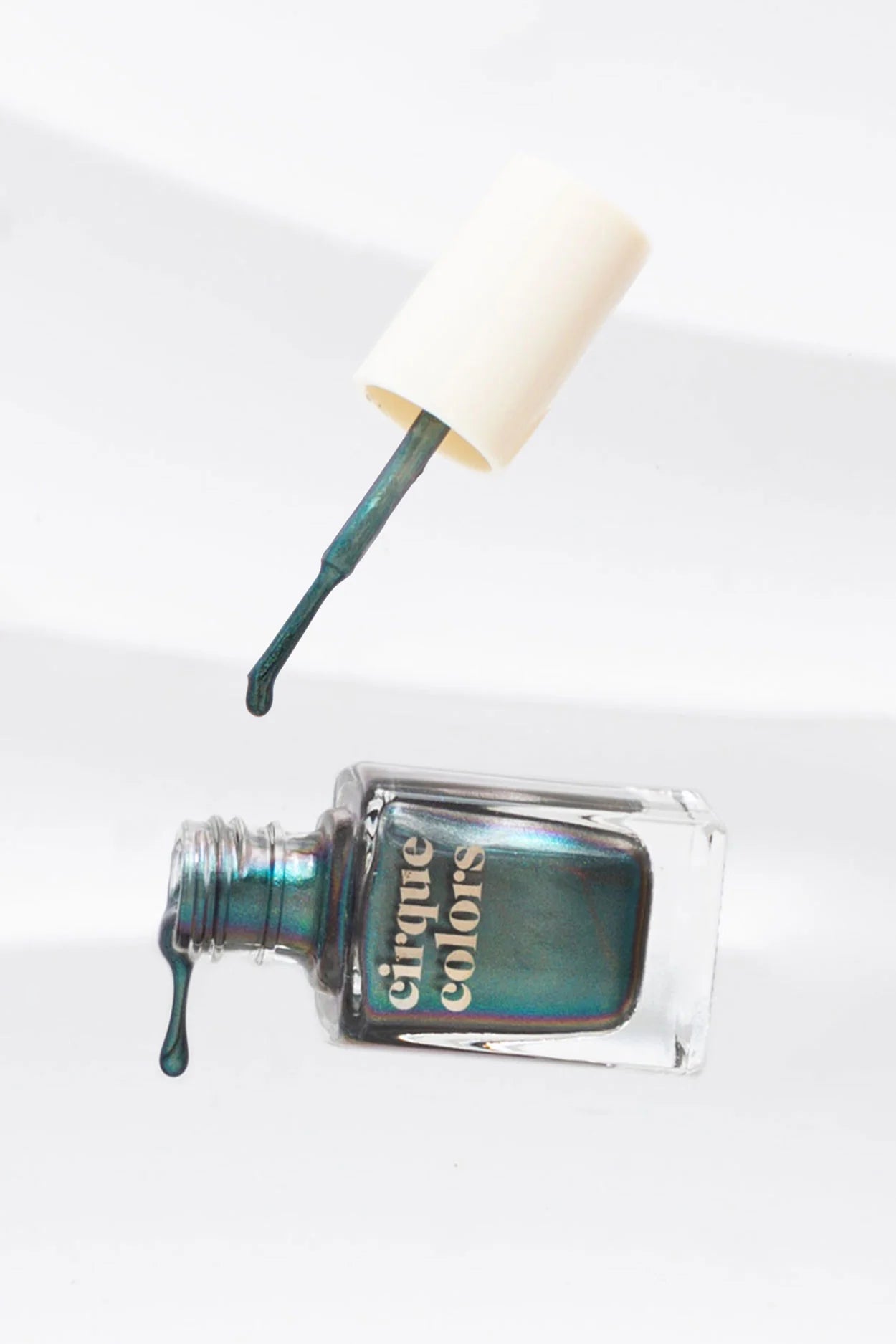 Cirque Colors Monolith multichrome silver blue purple nail polish - Laurie Fleming Jewellery