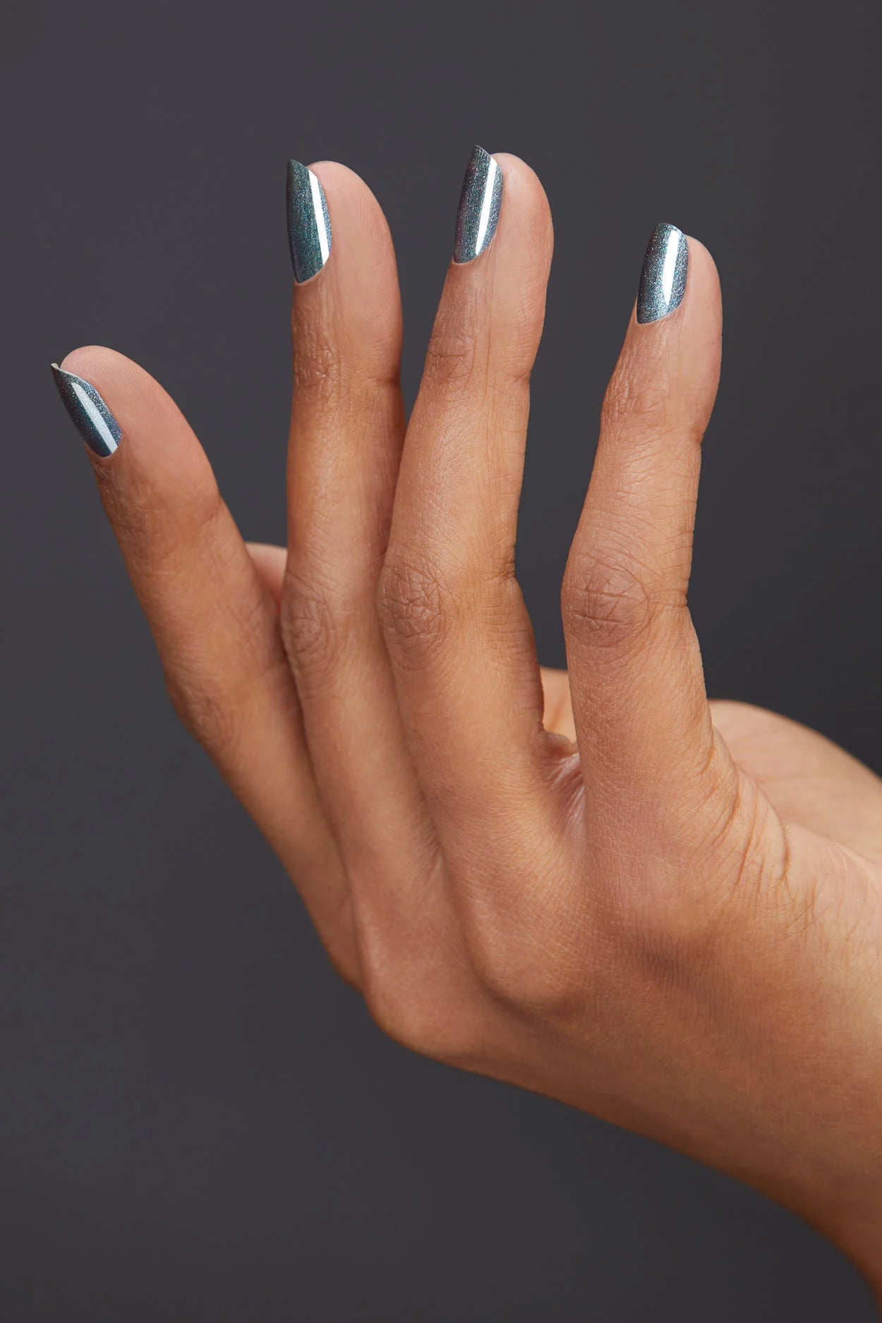 Cirque Colors Monolith multichrome silver blue purple nail polish - Laurie Fleming Jewellery