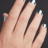 Cirque Colors Monolith multichrome silver blue purple nail polish - Laurie Fleming Jewellery