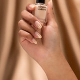 Cirque Colors Organza sheer pale peach nail polish - Laurie Fleming Jewellery