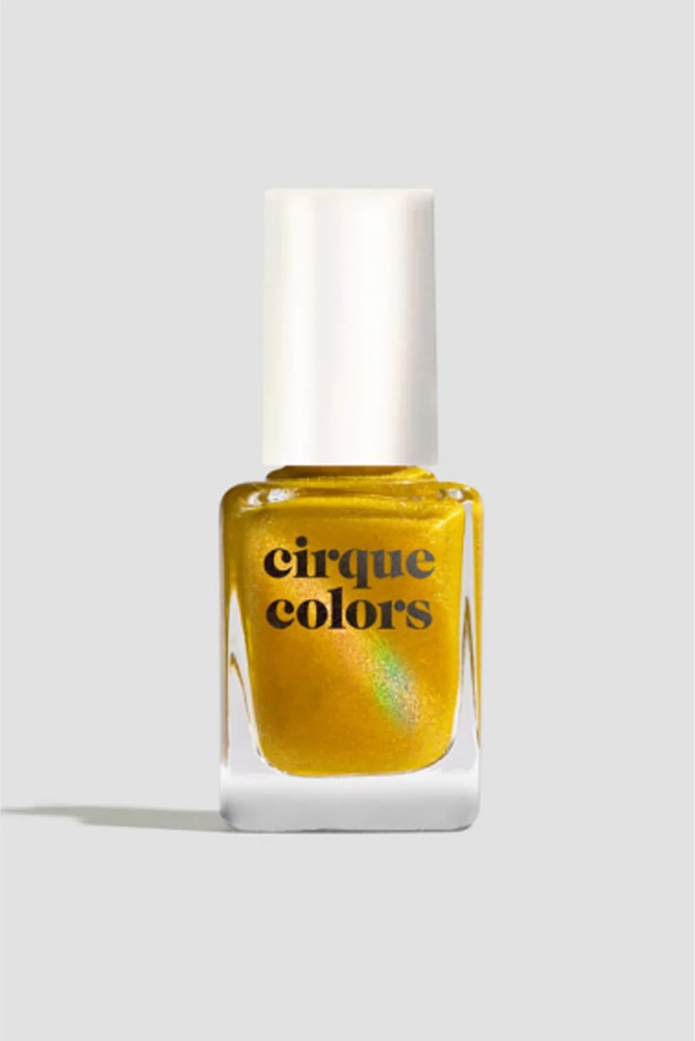 Cirque Colors Limited Edition Sparkling Yuzu lemon yellow magnetic holographic nail polish - Laurie Fleming Jewellery
