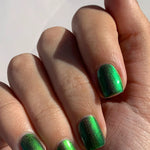 Cirque Colors Tomorrowland Multichrome green to purple nail polish - Laurie Fleming Jewellery