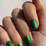 Cirque Colors Tomorrowland Multichrome green to purple nail polish - Laurie Fleming Jewellery