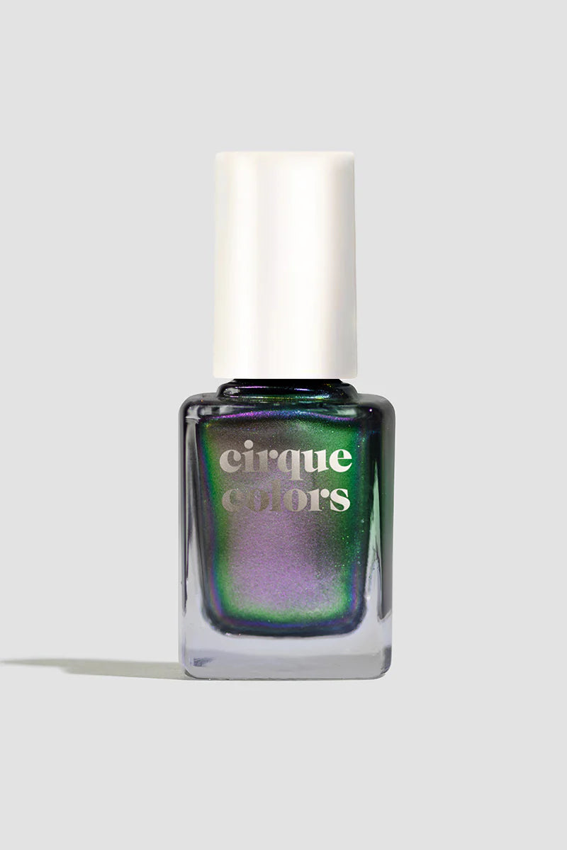 Cirque Colors Tomorrowland Multichrome green to purple nail polish - Laurie Fleming Jewellery