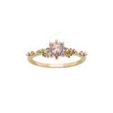Rose Cut Sapphire Daphne Ring