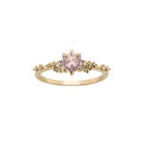 Rose Cut Sapphire Daphne Ring