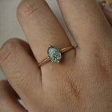 Colour Change Sapphire Moondew Ring