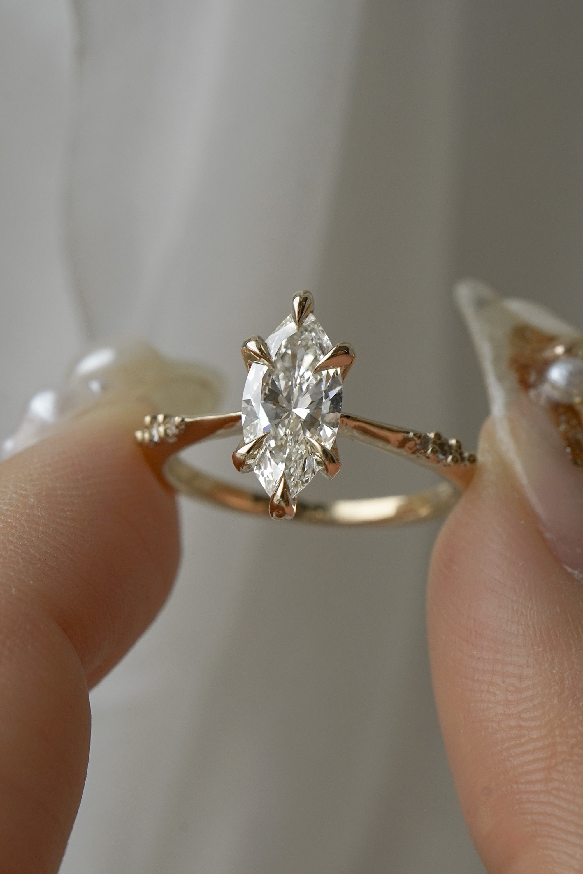 Marquise Cut Diamond Ilona Ring - Laurie Fleming Jewellery