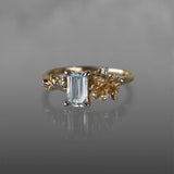 Mint Sapphire Magnolia Asrai Garden Ring