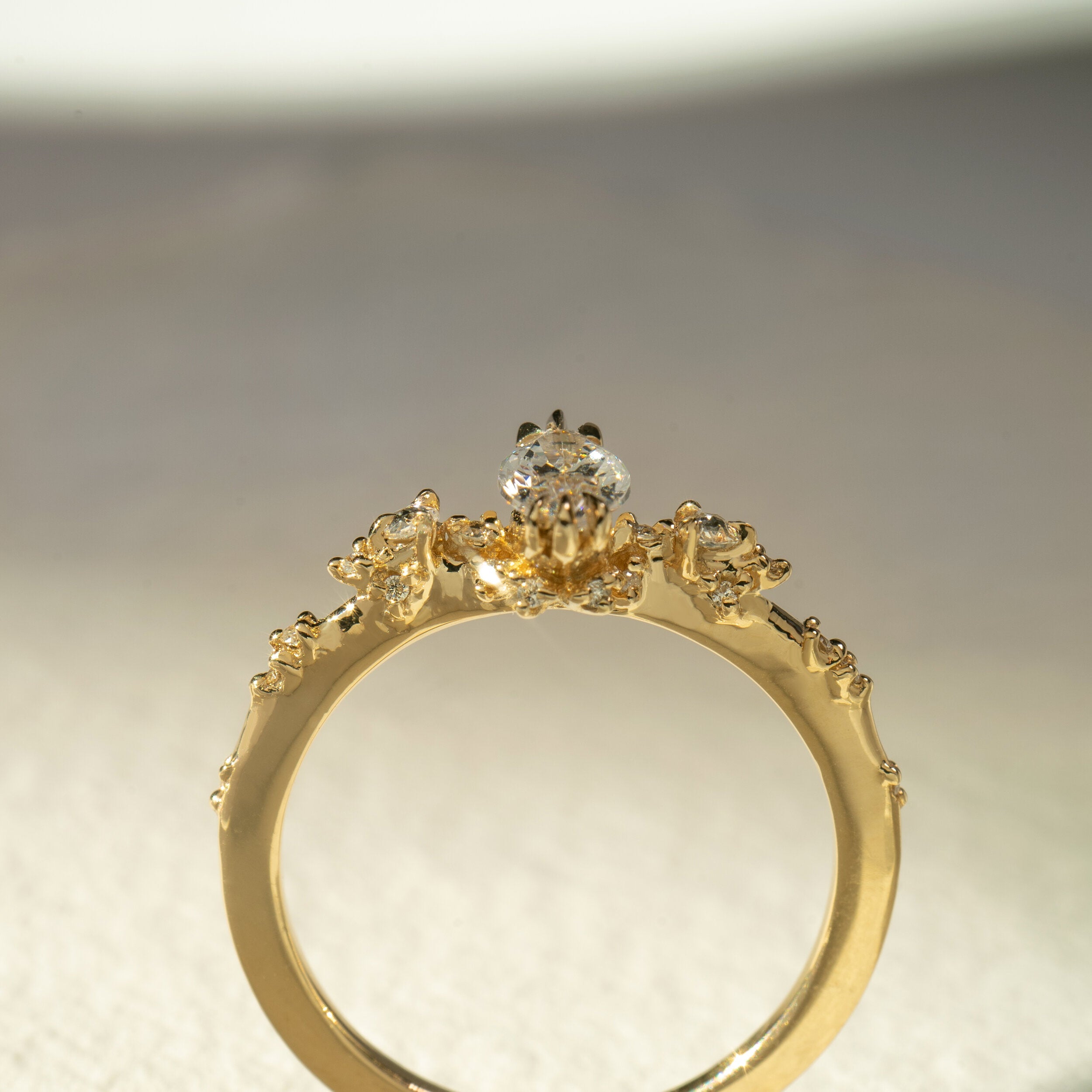 Nereid Marquise Cut Diamond Engagement Ring - Laurie Fleming Jewellery