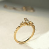 Nereid Marquise Diamond Engagement Ring - Laurie Fleming Jewellery