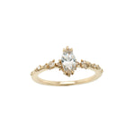 Nereid Marquise Diamond Engagement Ring - Laurie Fleming Jewellery