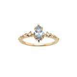 Marquise Cut Sapphire Nereid Ring