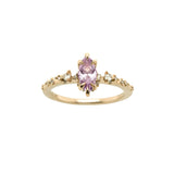 Marquise Cut Sapphire Nereid Ring
