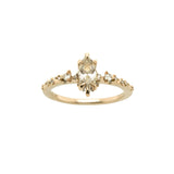 Marquise Cut Sapphire Nereid Ring