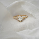Bespoke Custom Nereid Ring with Oval Cut Diamond Engagement Ring - Laurie Fleming Jewellery