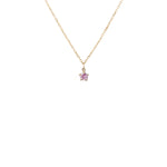 Pink Sapphire Moondew Necklace - Laurie Fleming Jewellery