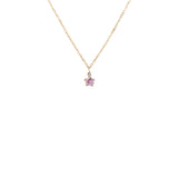 Pink Sapphire Moondew Necklace - Laurie Fleming Jewellery