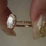 Oval Diamond Ilona Engagement Ring - Laurie Fleming Jewellery