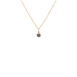 Salt and Pepper Diamond Moondew Necklace - Laurie Fleming Jewellery