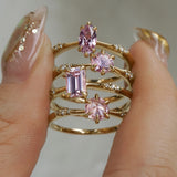 Rose Cut Sapphire Ilona Ring