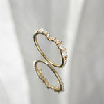 White Silk Jasmine Ring - Laurie Fleming Jewellery