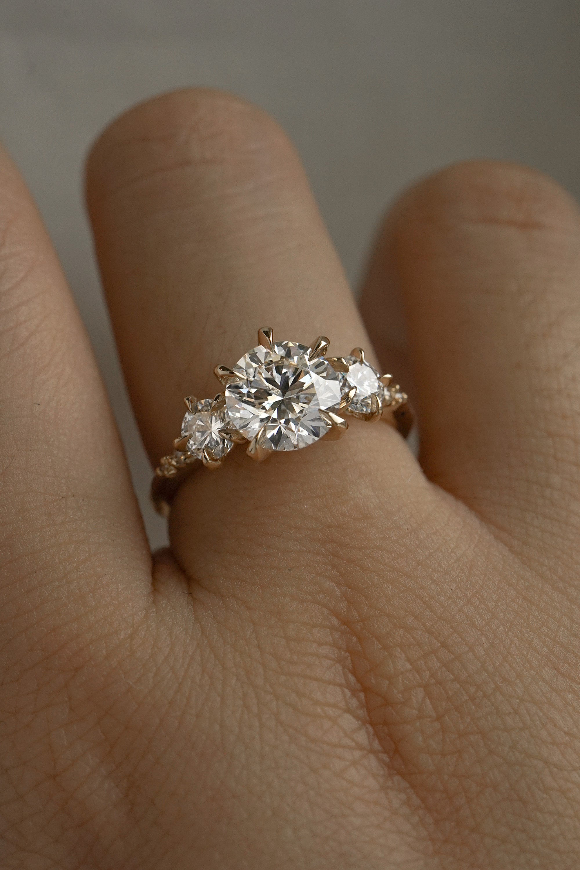 Lab Grown Diamond Wild Iris Ring - Laurie Fleming Jewellery