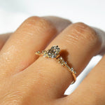 0.5ct Emerald Cut Diamond Daphne Ring - Laurie Fleming Jewellery