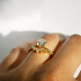 Brilliant Ilona Ring, Rose Cut Diamond Beacen Ring - Laurie Fleming Jewellery