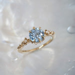 Blue/grey Sapphire Nereid Ring - Laurie Fleming Jewellery